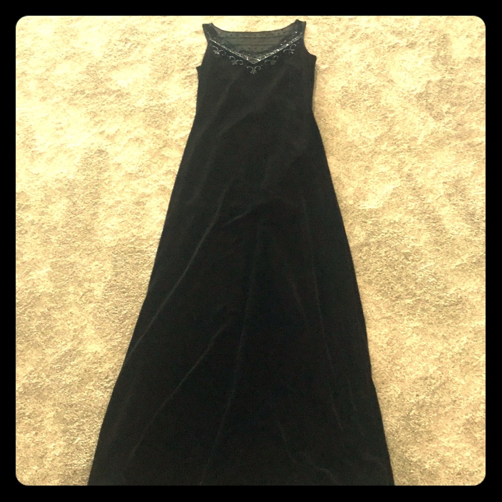 Long formal black dress